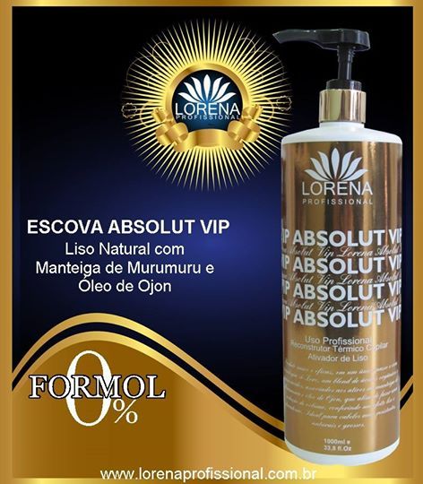 ESCOVA ABSOLUT VIP SEM FORMOL