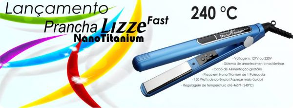 PRANCHA NANO TITANIUM 240 GRAUS